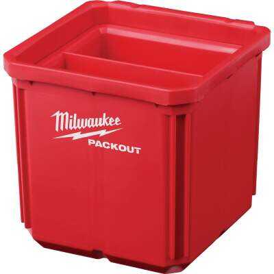 Milwaukee PACKOUT Plastic Red Bin Set (2-Pack)